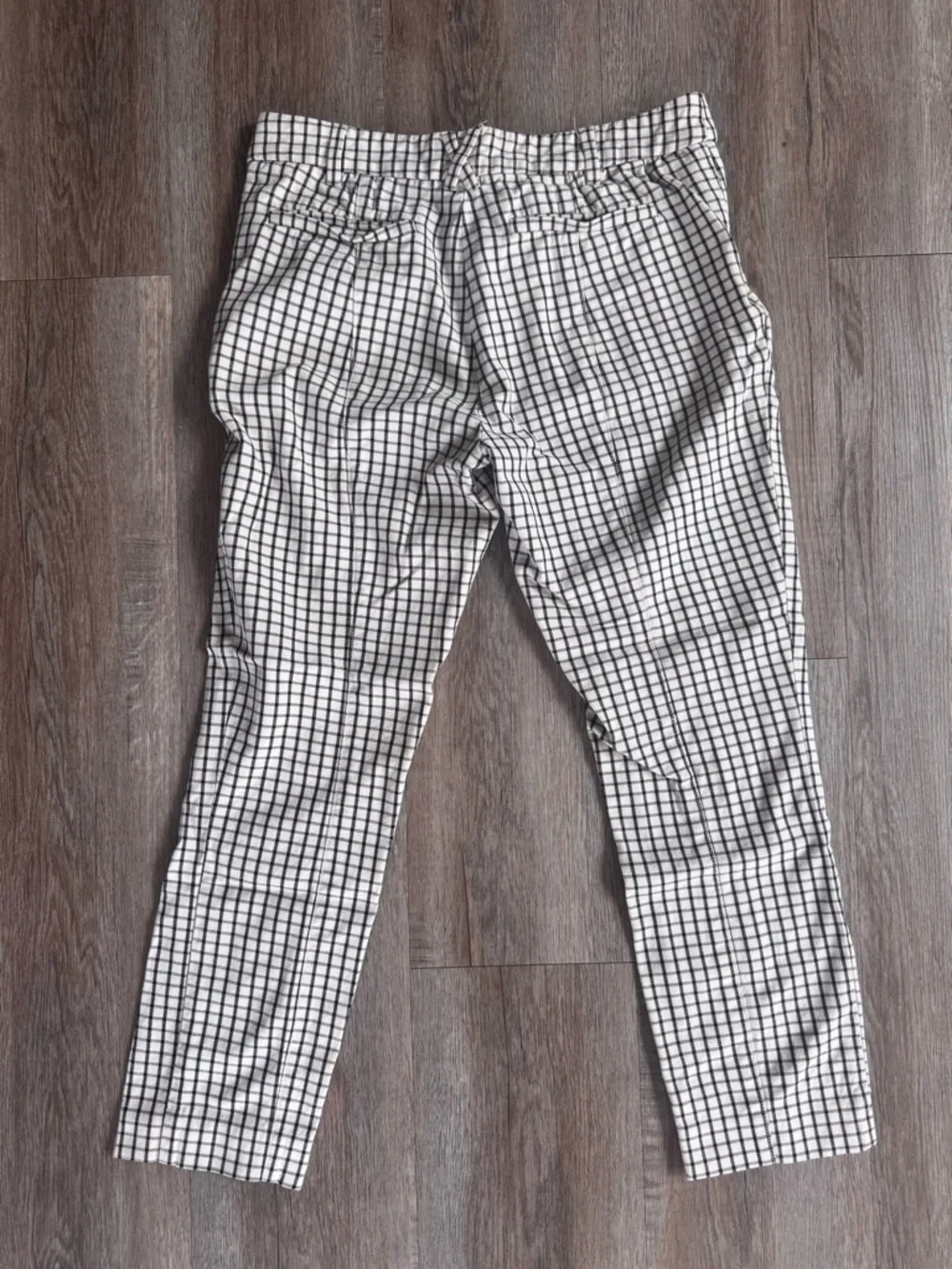Anthropologie Essential Slim Checkered Pants - size 4 - Picture 4 of 4